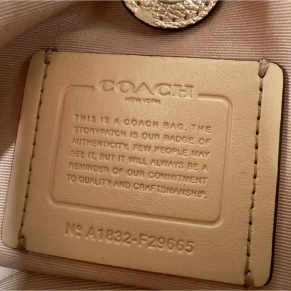 Coach #F29665 Mini Sage Carryall Satchel Handbag Rose Gold - Picture 3 of 14